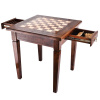 Стол ломберный Шахматы резные "Цитадель" 60 купить в Екатеринбурге