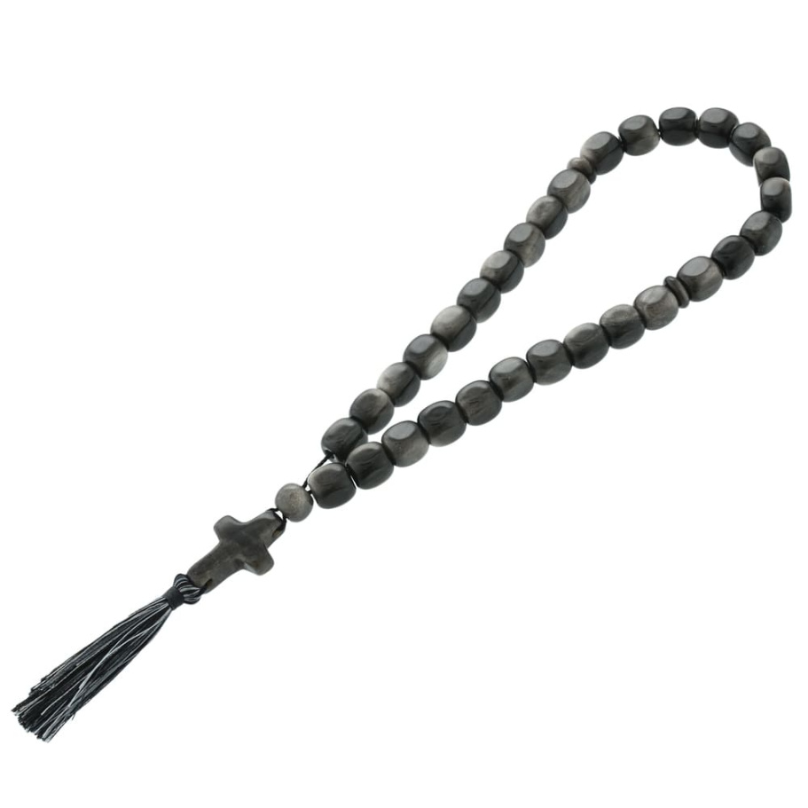 Четки Православные "Крест" серый камень, Давыдов С.