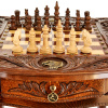 Стол ломберный Шахматы резные "Гордый орел" 60 купить в Екатеринбурге