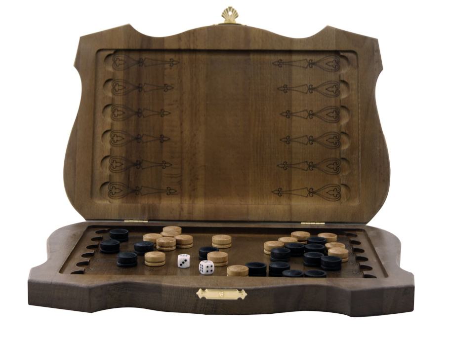 Нарды резные Ивановские мини "Собор" 35, WoodG купить в Екатеринбурге