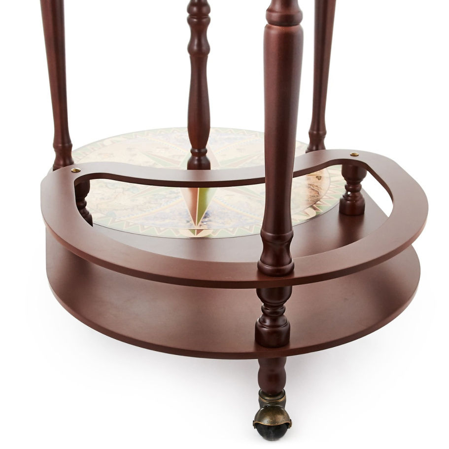 Глобус бар напольный со столом "Герлинда" сфера 40 см купить в Екатеринбурге Глобус бар напольный со столом "Герлинда" сфера 40 см купить в Екатеринбурге