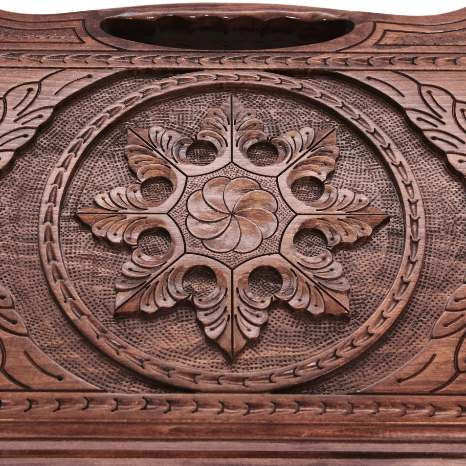 Нарды резные "Узор Снежный " большие 60, Harutyunyan купить в Екатеринбурге