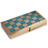 Шахматы + нарды резные "Лазурит" 40 купить в Екатеринбурге