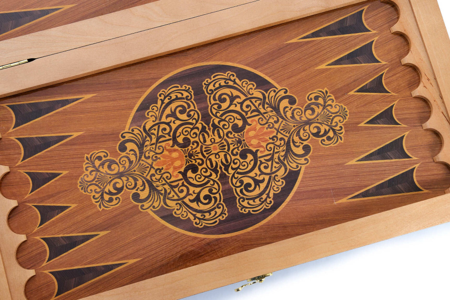 Нарды кожаные Пермские "Крокодил" средние 50 купить в Екатеринбурге