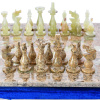 Шахматы каменные "Триада" оникс и ракушечник 40 купить в Екатеринбурге