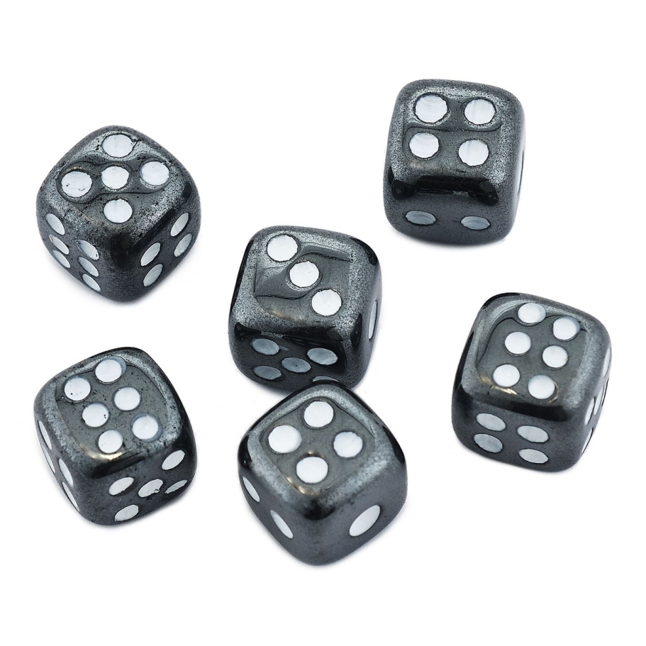Кости игральные "Гамма" камень, серый, 15 мм (2 шт.) купить в Екатеринбурге