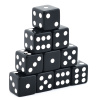 Кости игральные "Классика" пластик, черные, 15 мм (2 шт.) купить в Екатеринбурге
