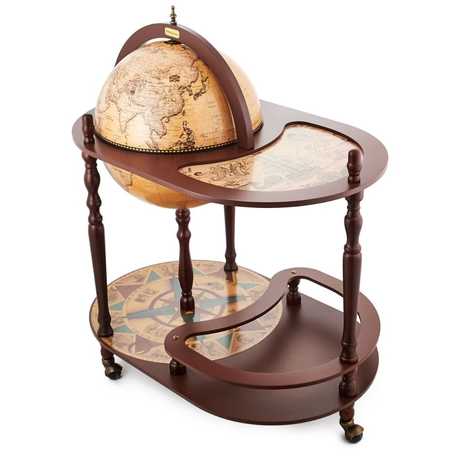 Глобус бар напольный со столом "Кибела" сфера 42 см Глобус бар напольный со столом "Кибела" сфера 42 см