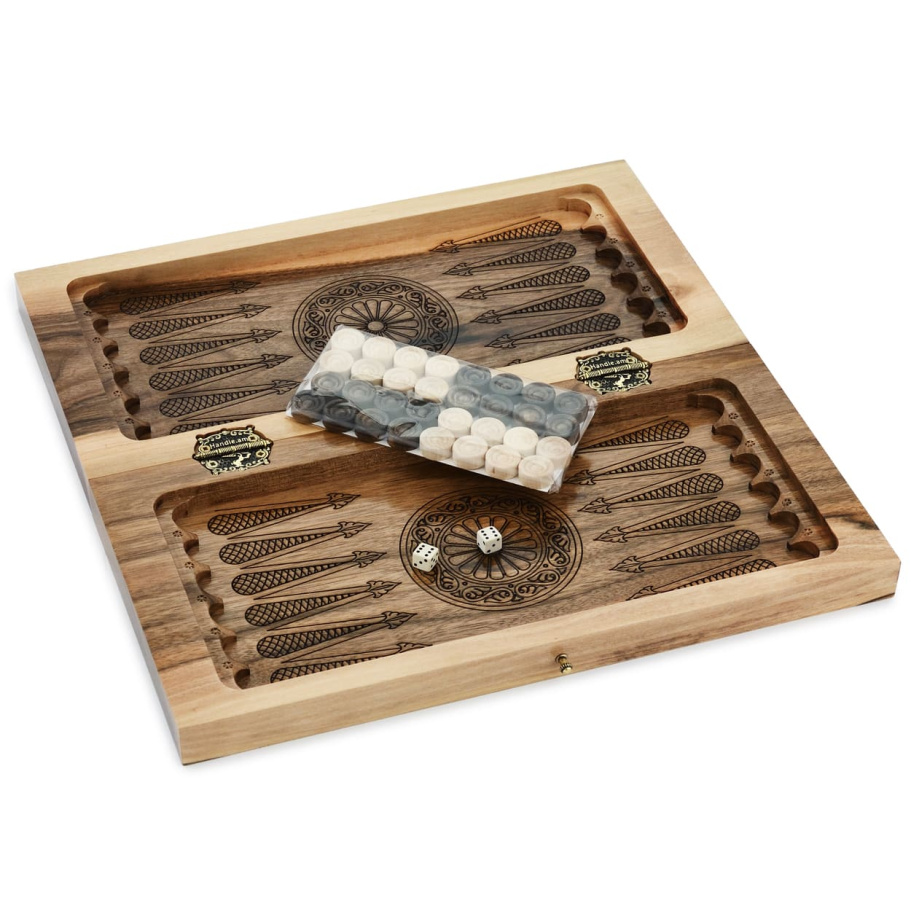 Шахматы + нарды резные "Лазурит" 40 купить в Екатеринбурге