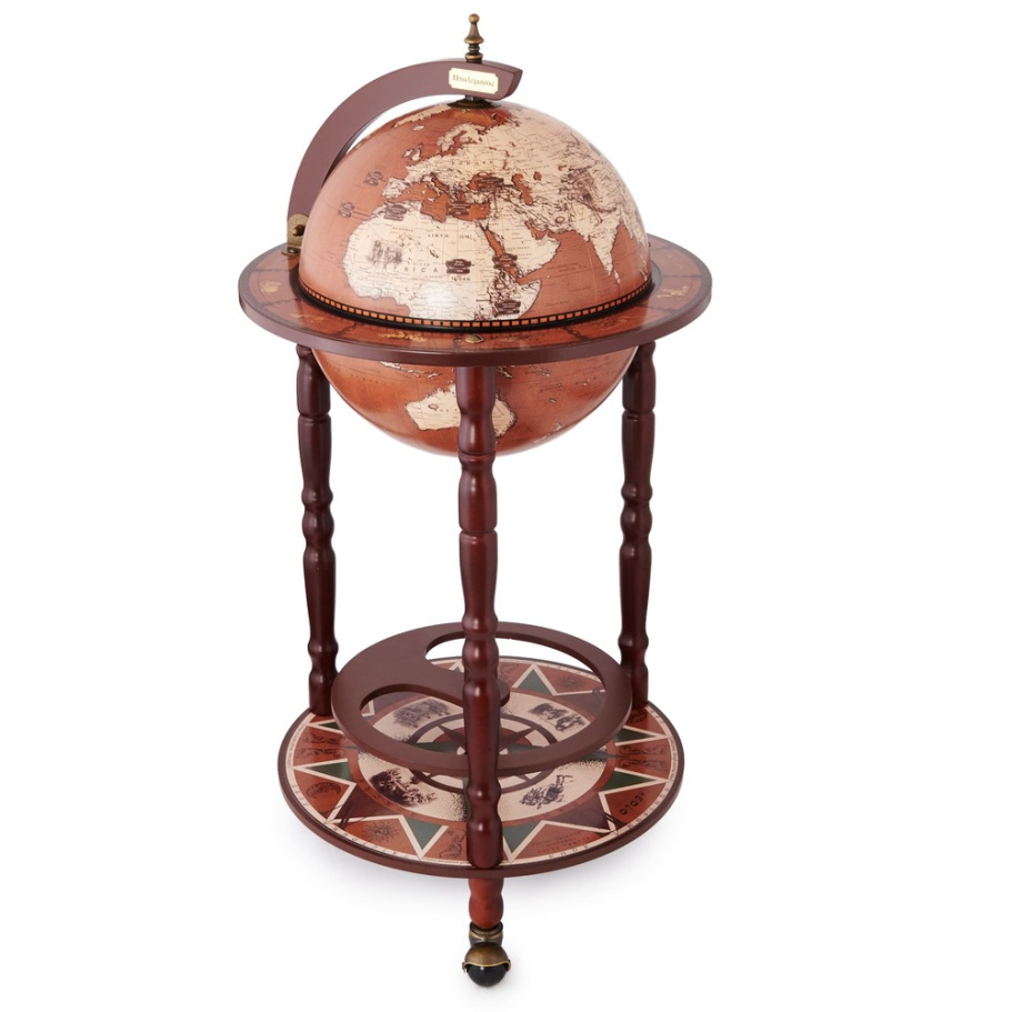 Глобус бар напольный "Возрождение" сфера 33 см Глобус бар напольный "Возрождение" сфера 33 см