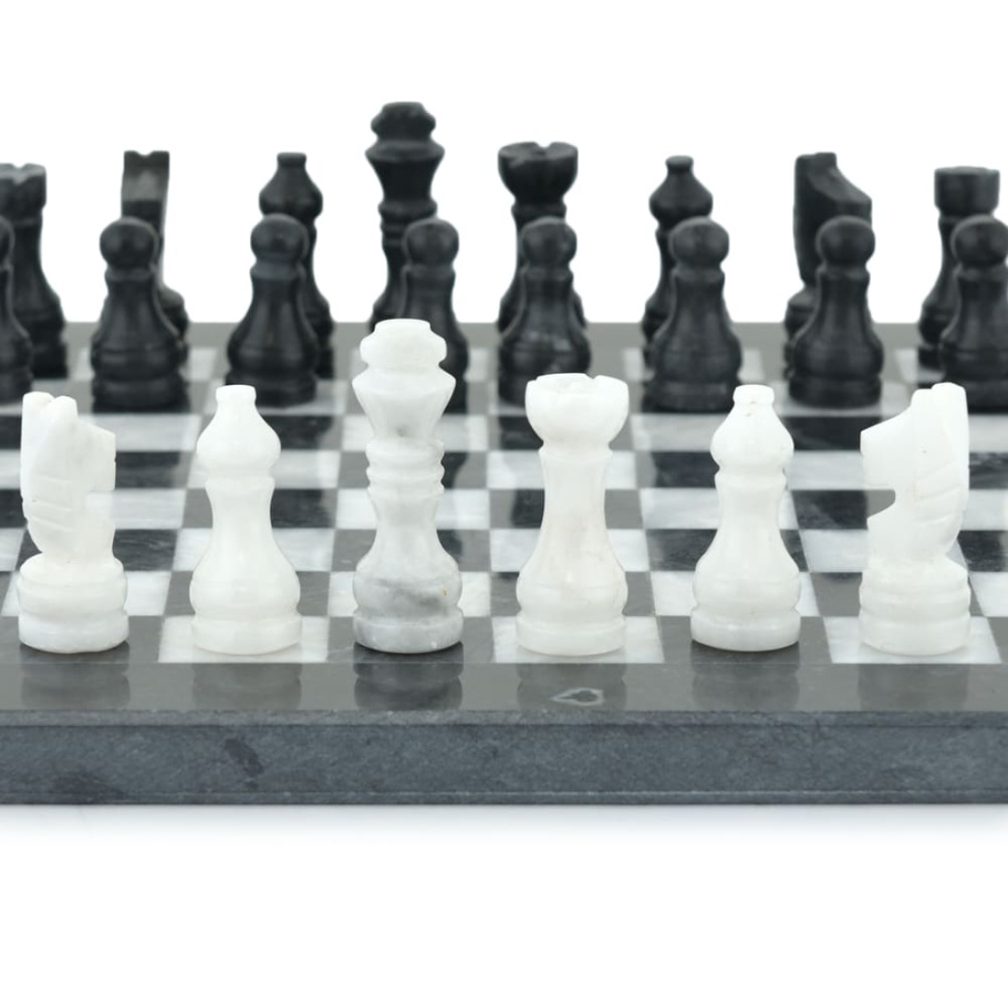 Шахматы из камня "Олимп" мрамор 25 купить в Екатеринбурге