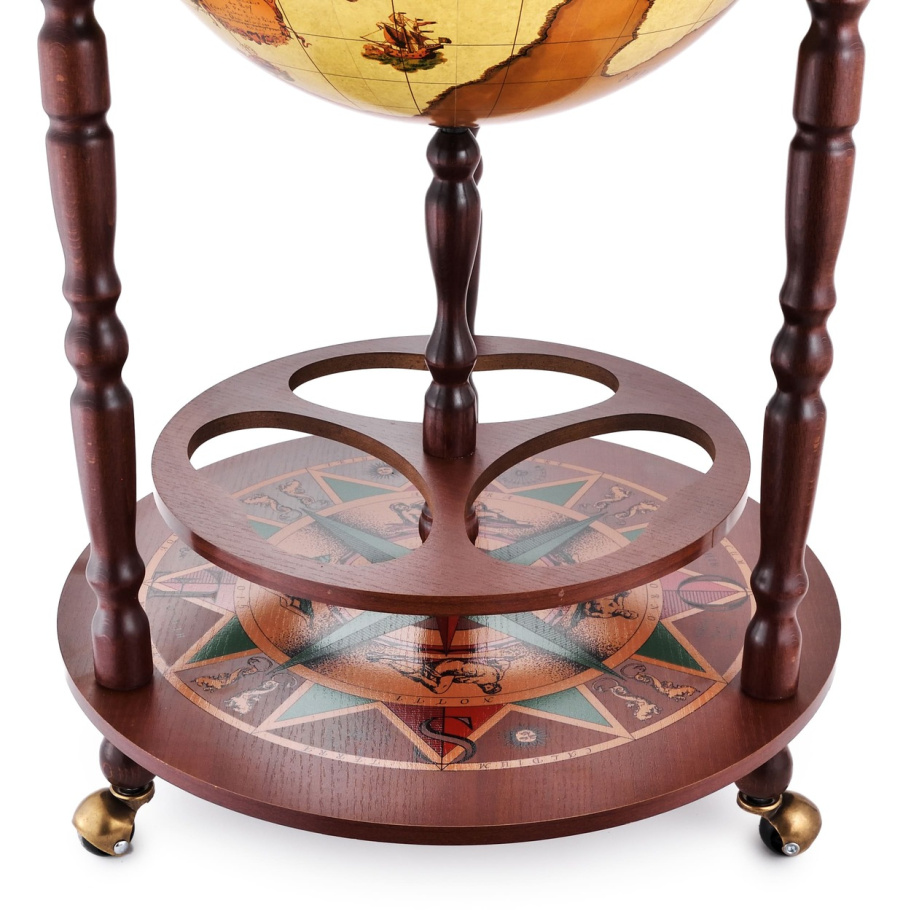 Глобус бар напольный "Элизабет", сфера 40 см купить в Екатеринбурге