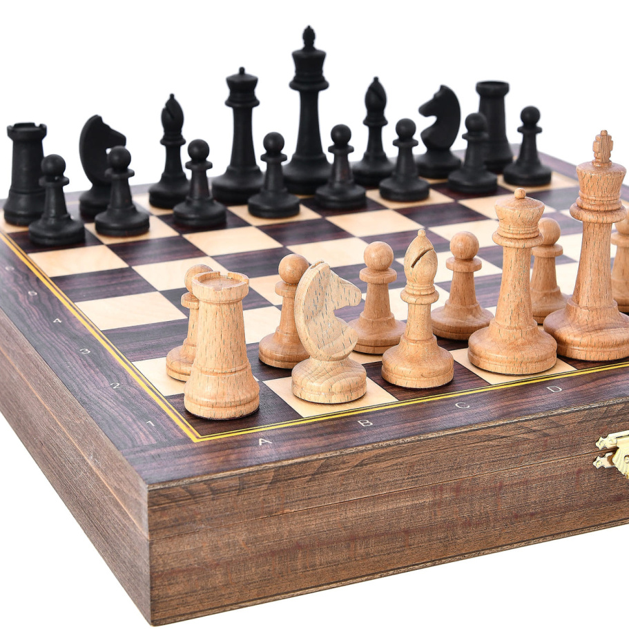 Шахматы в ларце "Турнирные" бук, WoodGames купить в Екатеринбурге