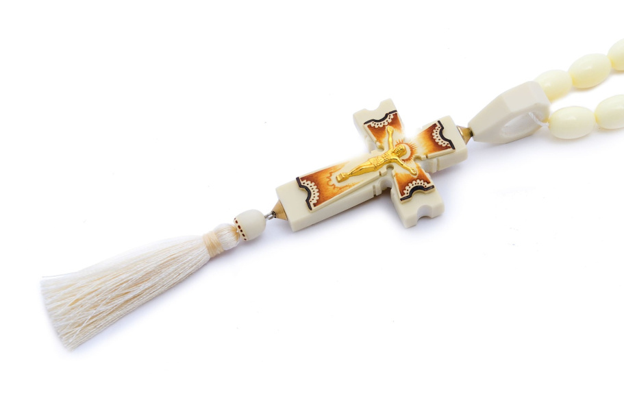 Четки белые "Крест" арамит, Беркутов К. купить в Екатеринбурге