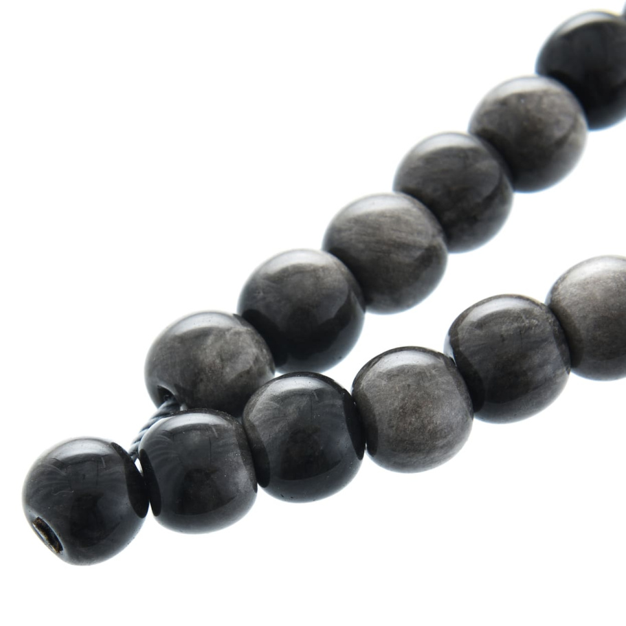 Четки с бусинами "Оскар" серый камень, Давыдов С. купить в Екатеринбурге