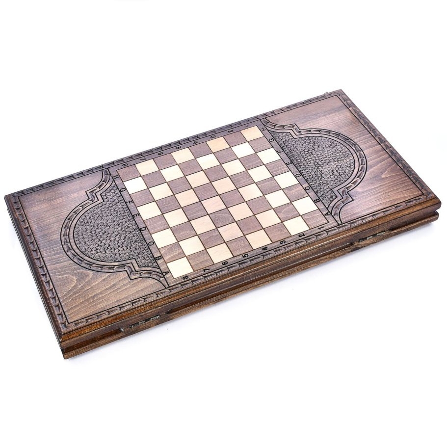 Нарды резные Рэкто "Орбита"  большие 60, Harutyunyan купить в Екатеринбурге