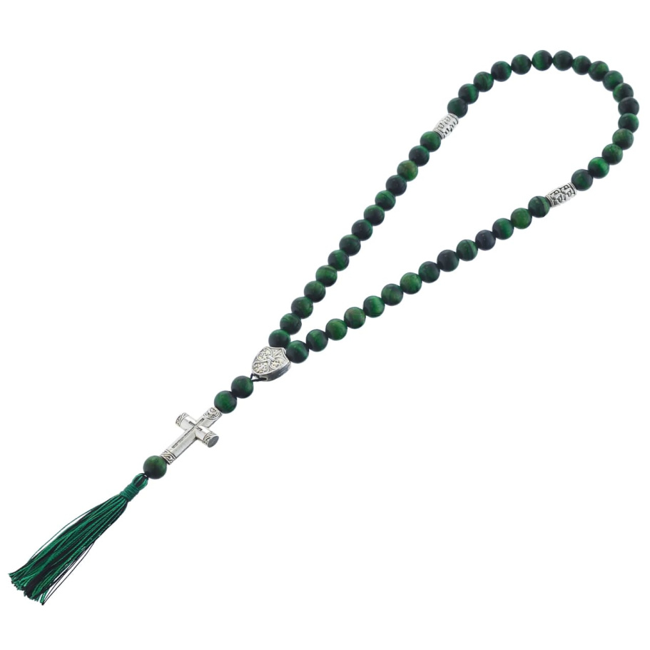 Четки переборные "Змееносец" тигровый глаз, Беркутов К.