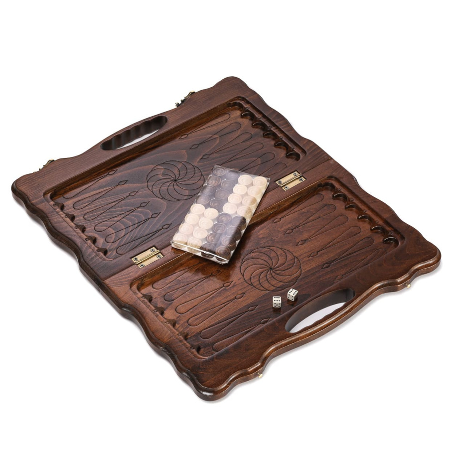 Нарды резные "Бесконечность" малые 40, Harutyunyan купить в Екатеринбурге