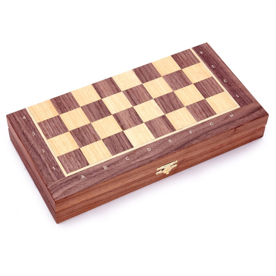 Шахматы складные "Ликбез" орех, WoodGames купить в Екатеринбурге