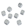 Кости игральные "Премиум" металл, серебристый, 12 мм (2 шт.) купить в Екатеринбурге