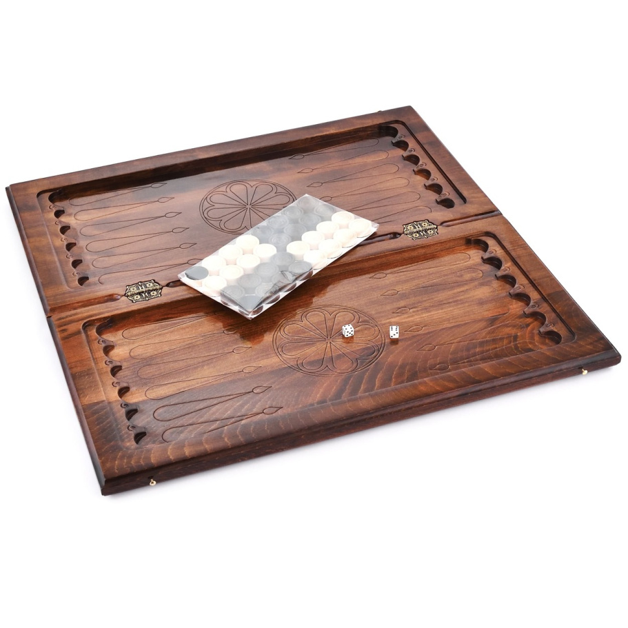 Нарды резные Гладкие большие 60, Harutyunyan купить в Екатеринбурге