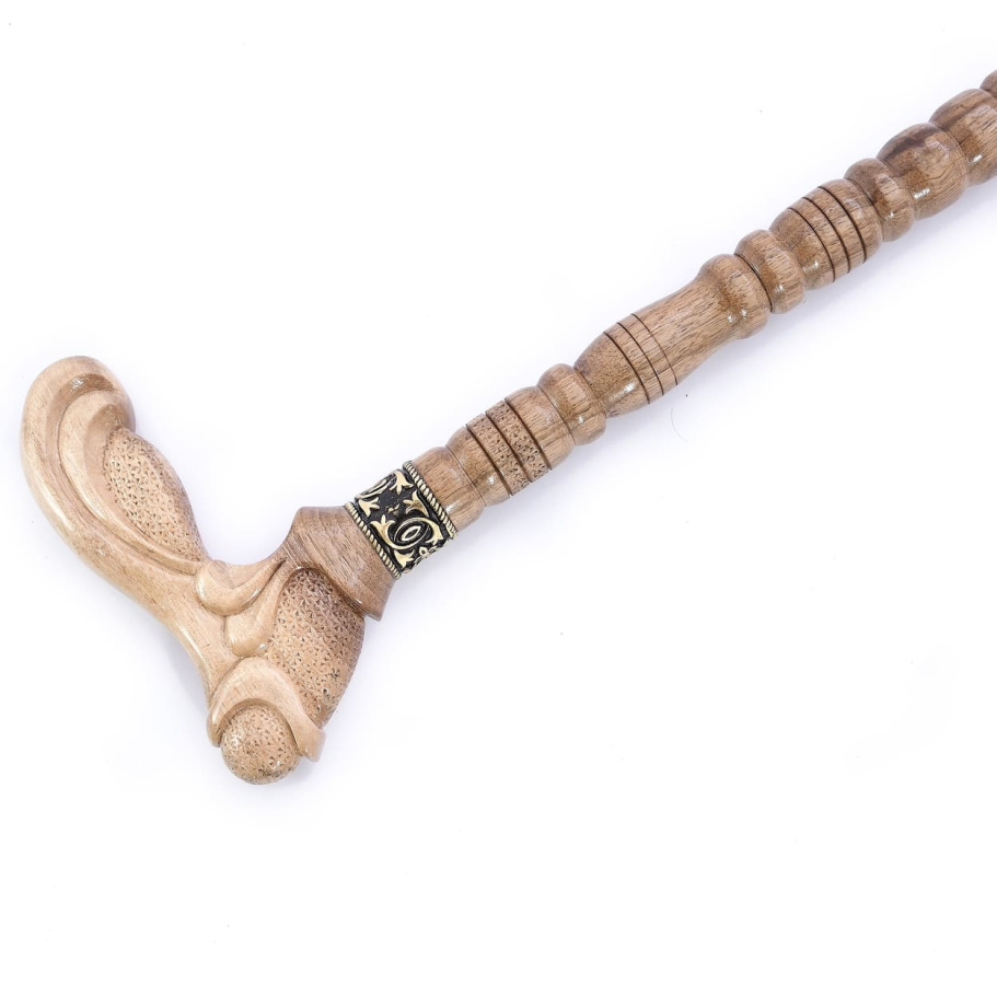 Трость резная опорная Омбре, орех купить в Екатеринбурге Трость резная опорная Омбре, орех купить в Екатеринбурге