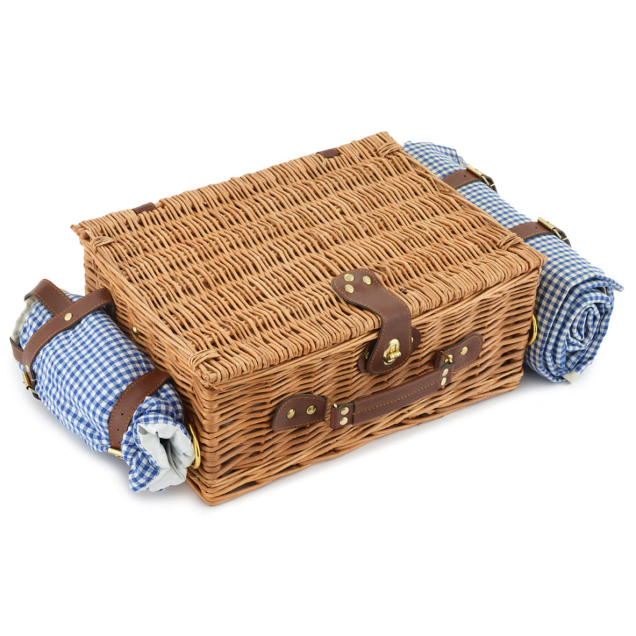 Корзина для пикника "Кассандра" (на 2 персоны) с пледом купить в Екатеринбурге