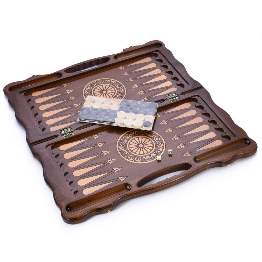 Нарды резные "Арабеска" большие 60, Harutyunyan купить в Екатеринбурге