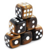 Кости игральные "Гамма" камень, коричневый, 15 мм (2 шт.) купить в Екатеринбурге