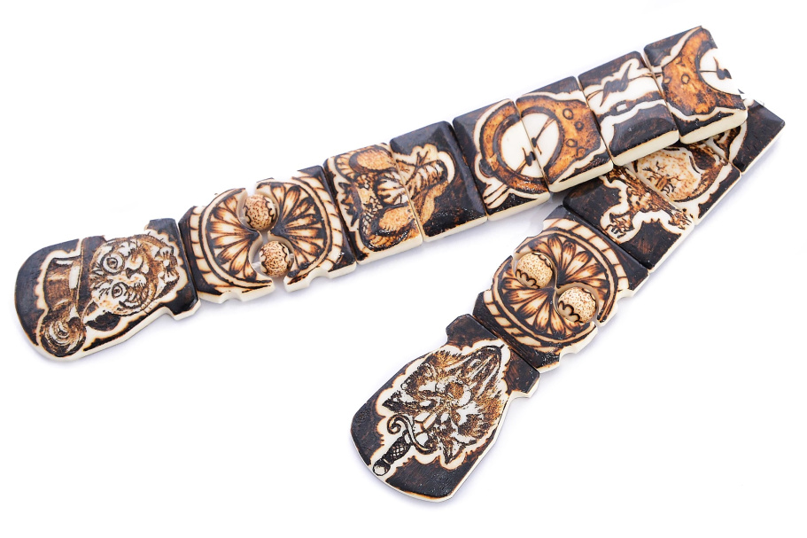 Четки перекидные "Скорпион" кость, Беркутов К. купить в Екатеринбурге