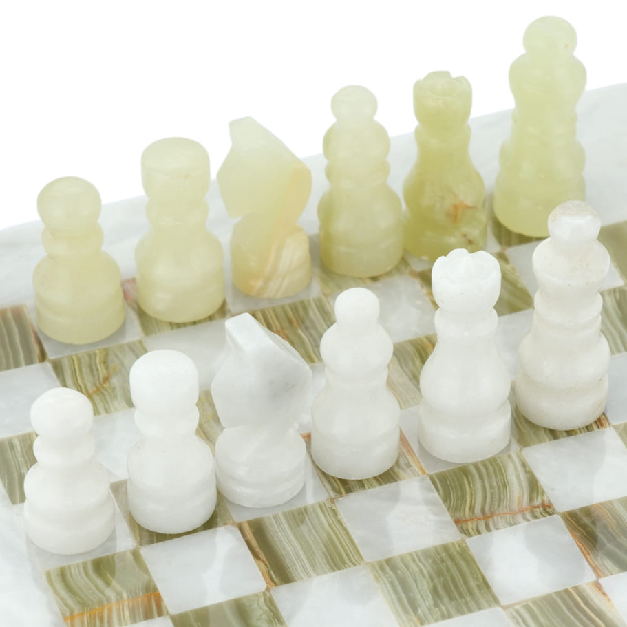 Шахматы из камня "Атлантида" мрамор и оникс 20 купить в Екатеринбурге