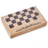 Шахматы + нарды резные "Блокер" дуб, WoodGames купить в Екатеринбурге
