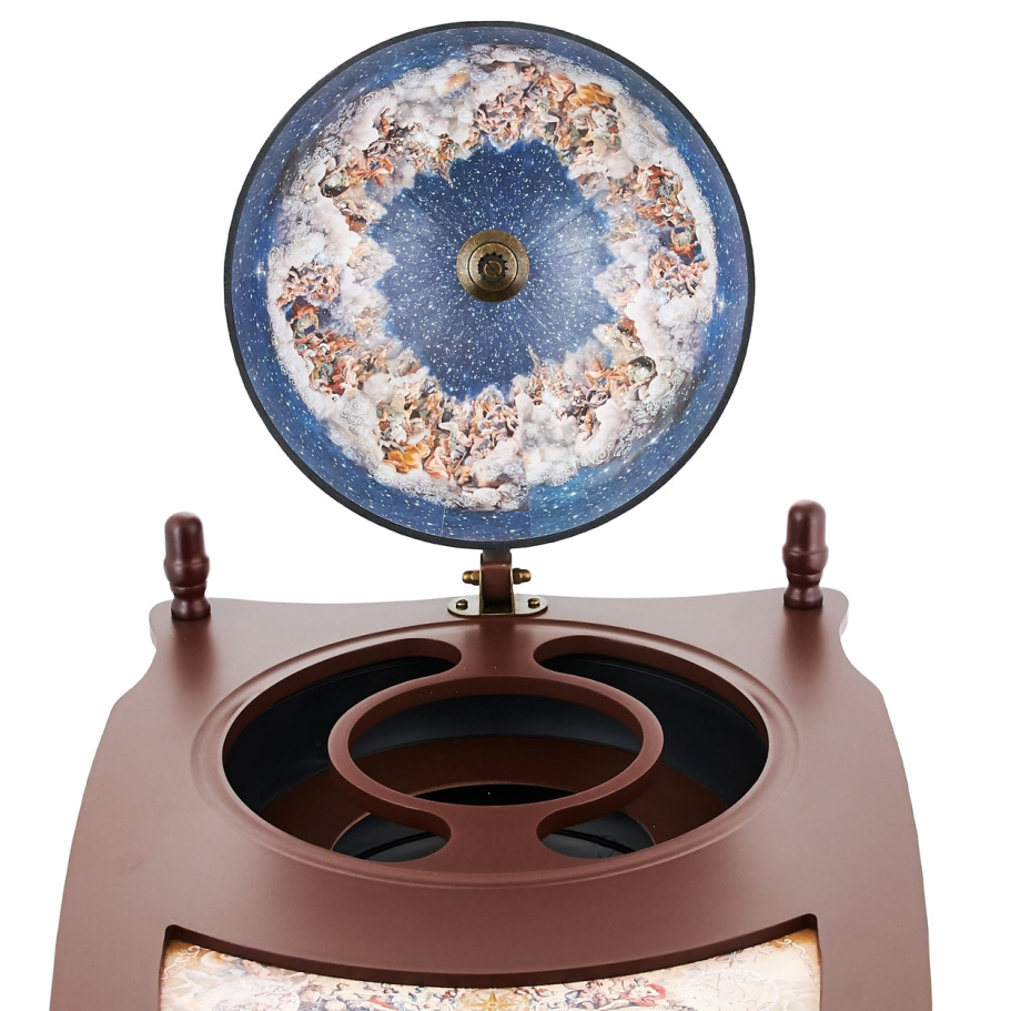 Глобус бар напольный со столом "Дионис" сфера 33 см купить в Екатеринбурге Глобус бар напольный со столом "Дионис" сфера 33 см купить в Екатеринбурге