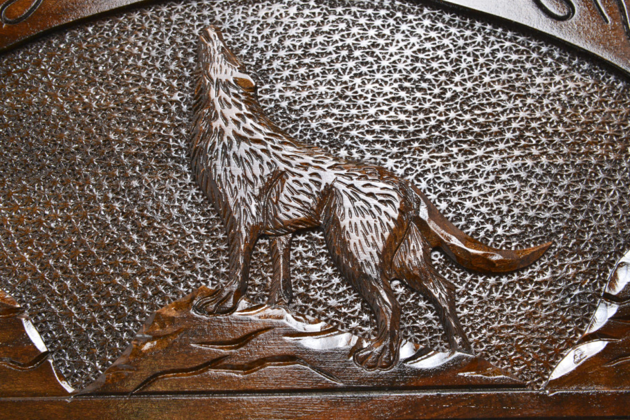 Нарды резные "Волк" большие 60, Sargsyan купить в Екатеринбурге