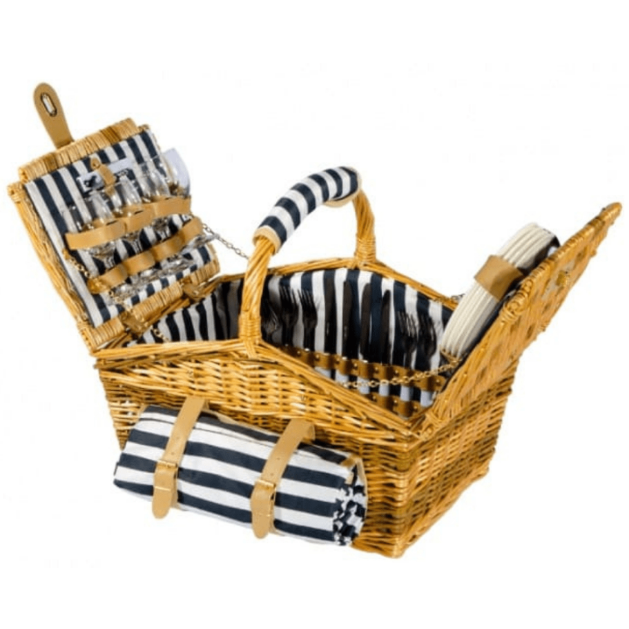 Корзина для пикника Волок (на 4 персоны) с пледом купить в Екатеринбурге