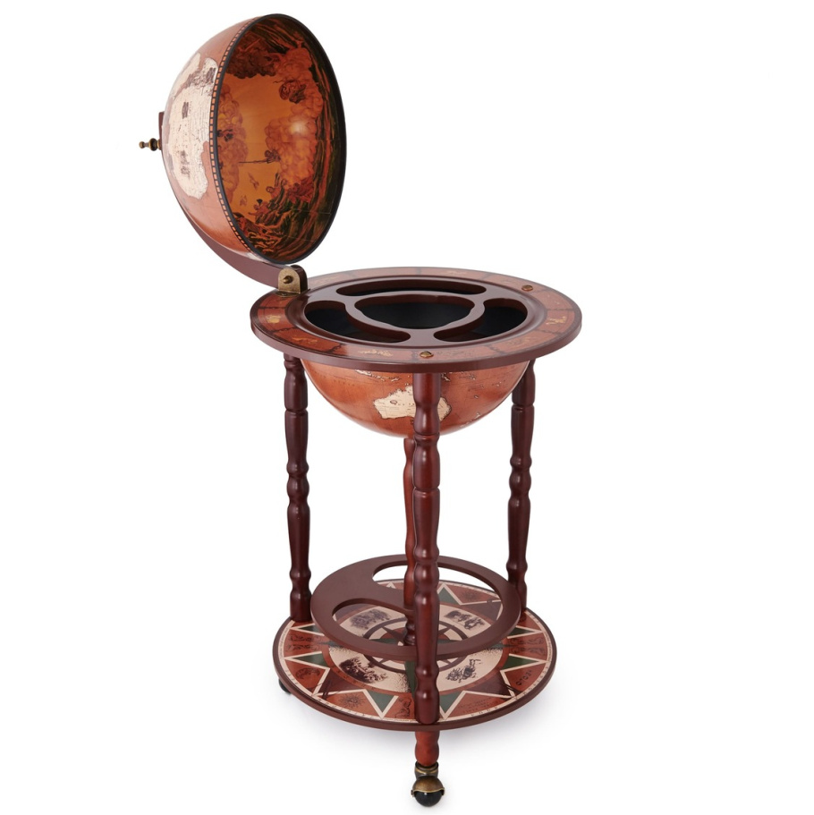 Глобус бар напольный "Возрождение" сфера 33 см купить в Екатеринбурге Глобус бар напольный "Возрождение" сфера 33 см купить в Екатеринбурге