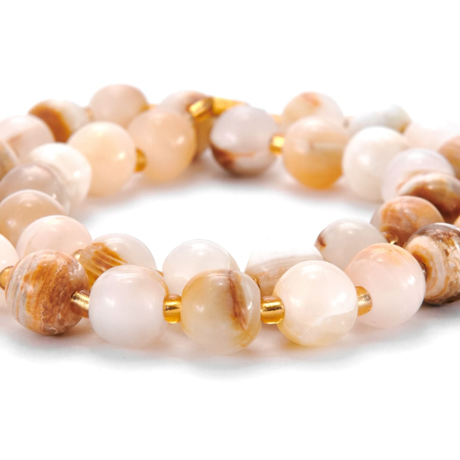 Бусы Капелла желтый камень 1 * 50, Давыдов купить в Екатеринбурге