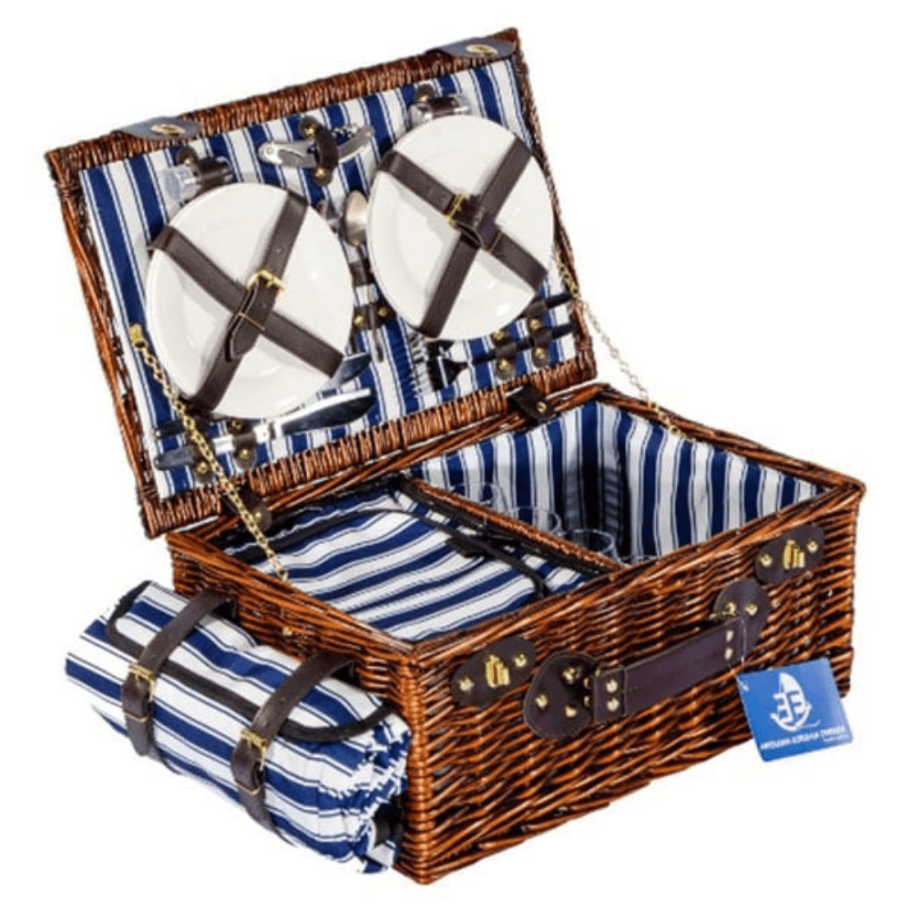 Корзина для пикника Гари (на 4 персоны) с пледом купить в Екатеринбурге