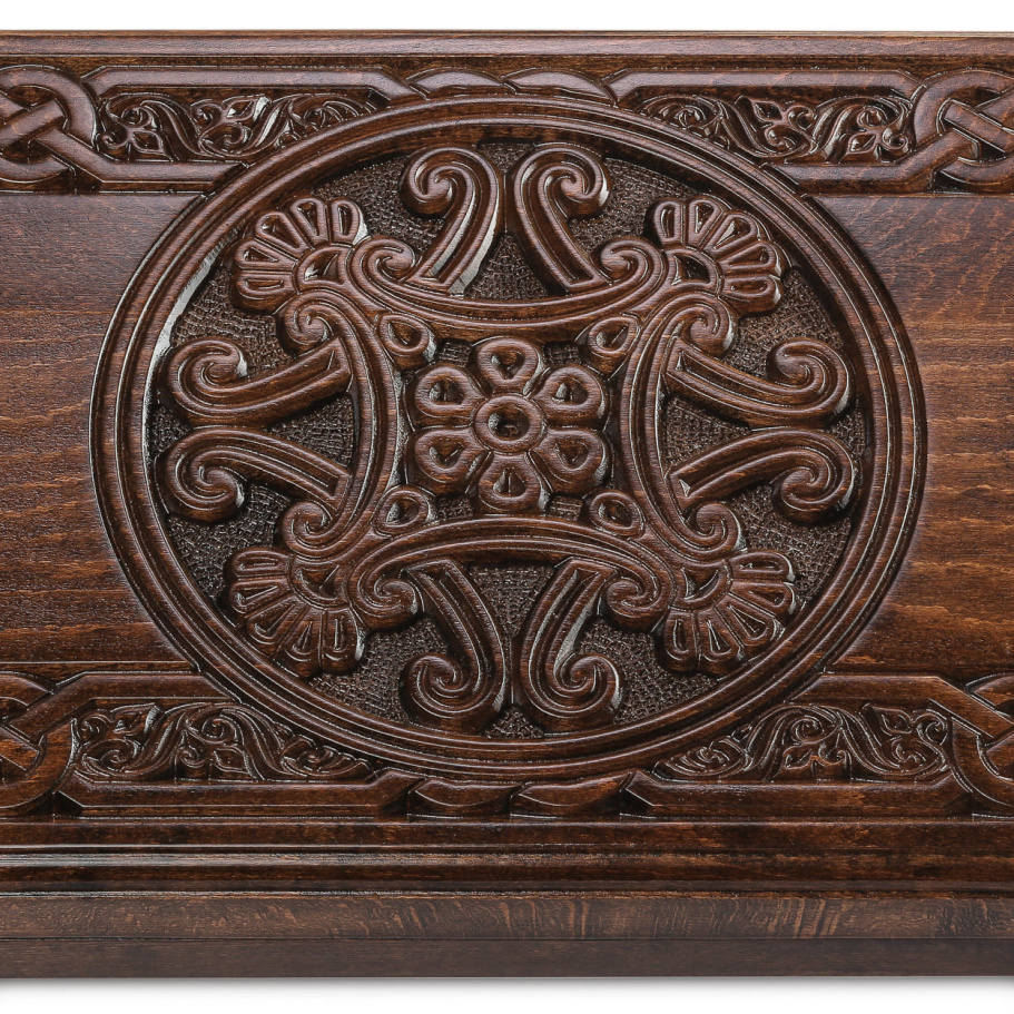 Нарды резные "Орнамент 1" средние 50, Harutyunyan купить в Екатеринбурге