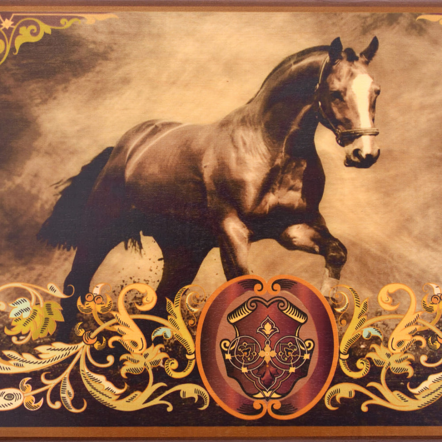 Нарды Пермские Конь Юлий, средние 50 купить в Екатеринбурге