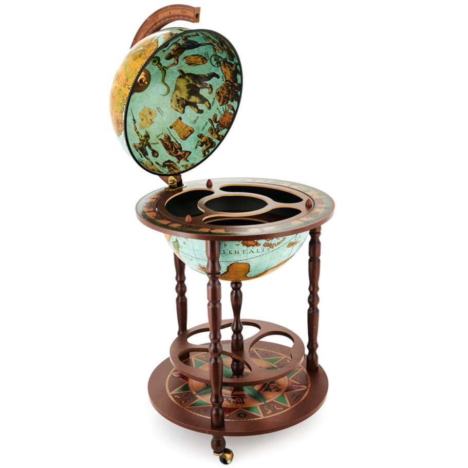 Глобус бар напольный "Клавдий", сфера 40 см купить в Екатеринбурге Глобус бар напольный "Клавдий", сфера 40 см купить в Екатеринбурге