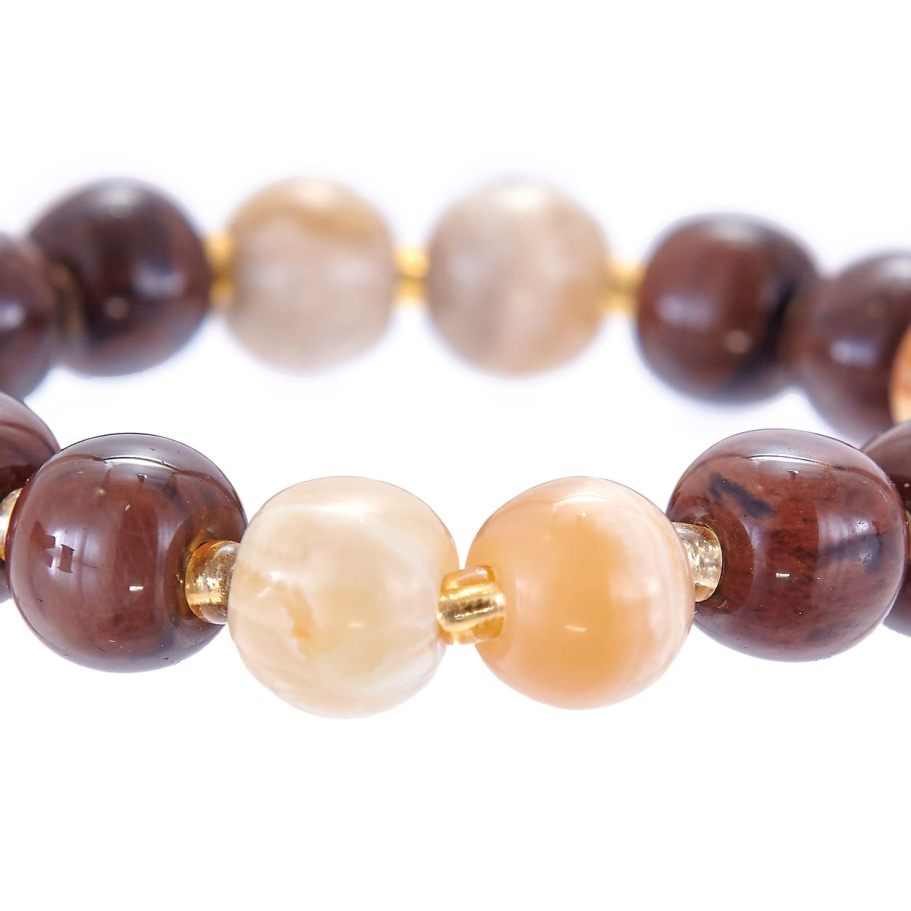 Браслет Эвентус желтый и коричневый камень 1.2 * 20, Давыдов купить в Екатеринбурга