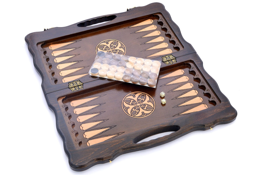 Шахматы + нарды резные "Королевские" 50, Harutyunyan купить в Екатеринбурге