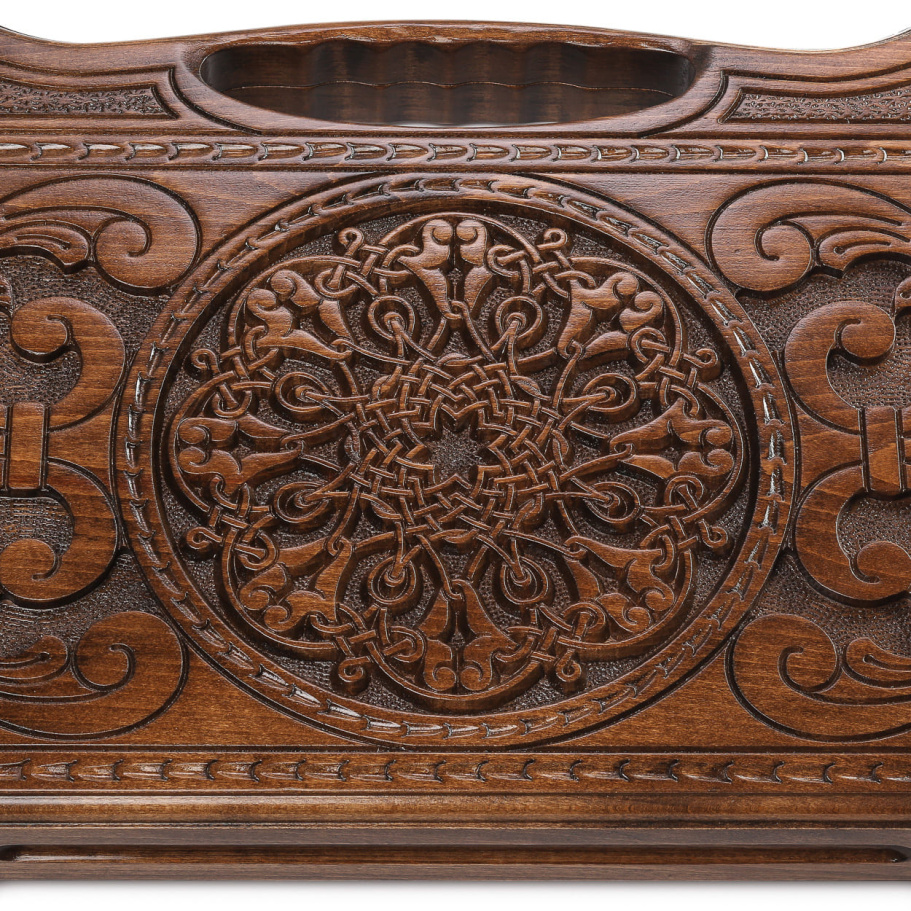 Нарды резные Агнес "Трискелион"  большие, 60 купить в Екатеринбурге