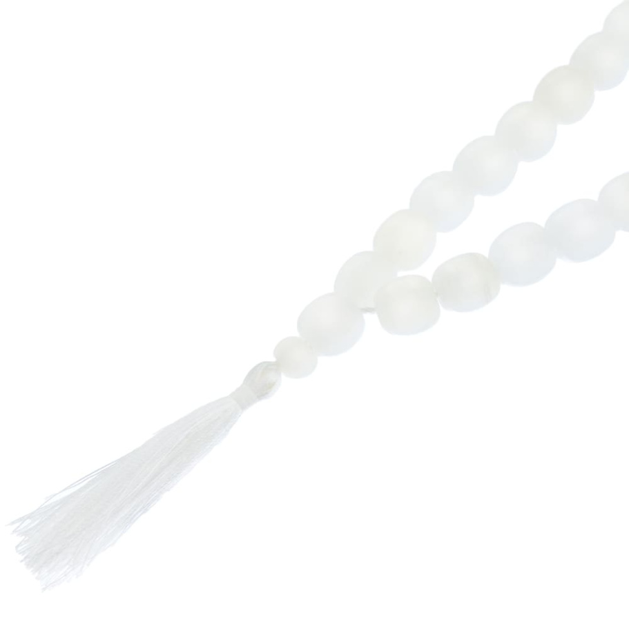 Четки с бусинами "Воин" белый камень, Давыдов С. купить в Екатеринбурге Четки с бусинами "Воин" белый камень, Давыдов С. купить в Екатеринбурге