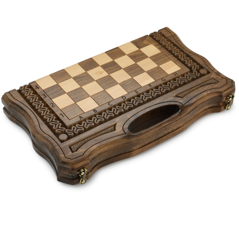 Шахматы + нарды резные "Диэрра" 40, Harutyunyan купить в Екатеринбурге