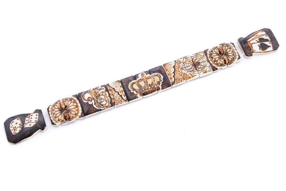 Четки перекидные "Корона" кость, Беркутов К.