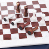 Шахматы из камня "Артер Карфаген" мрамор и яшма 40 купить в Екатеринбурге