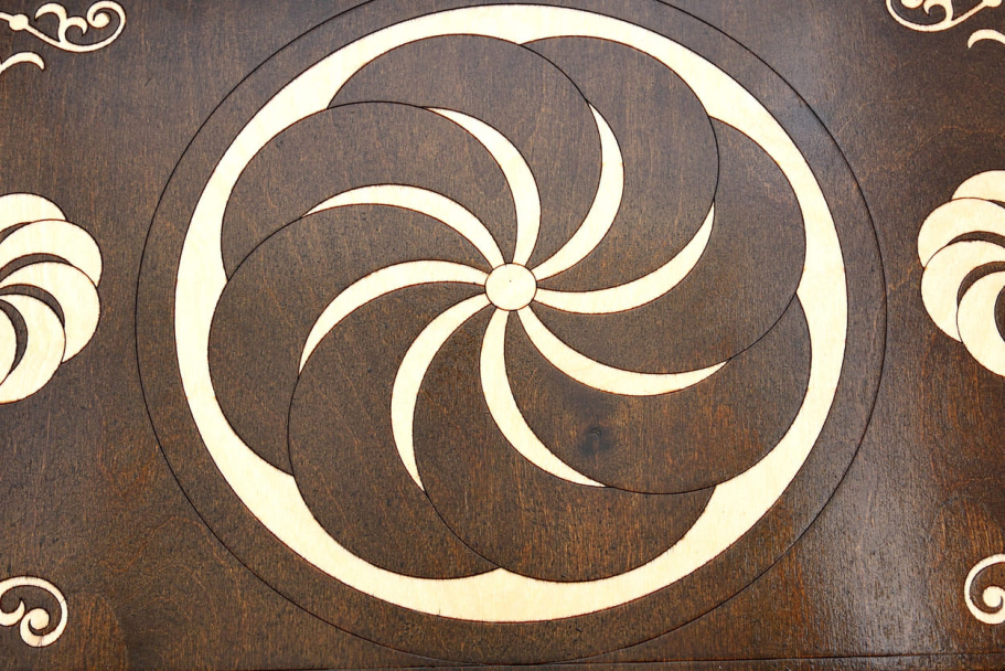 Нарды "Бесконечность"  большие 60, Harutyunyan купить в Екатеринбурге