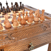 Стол ломберный Шахматы резные "Центурион" 60, Harutyunyan купить в Екатеринбурге